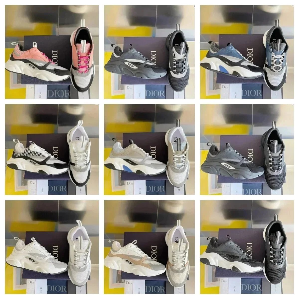 Dior Sneakers Mens Women Fashion Sport Shoes