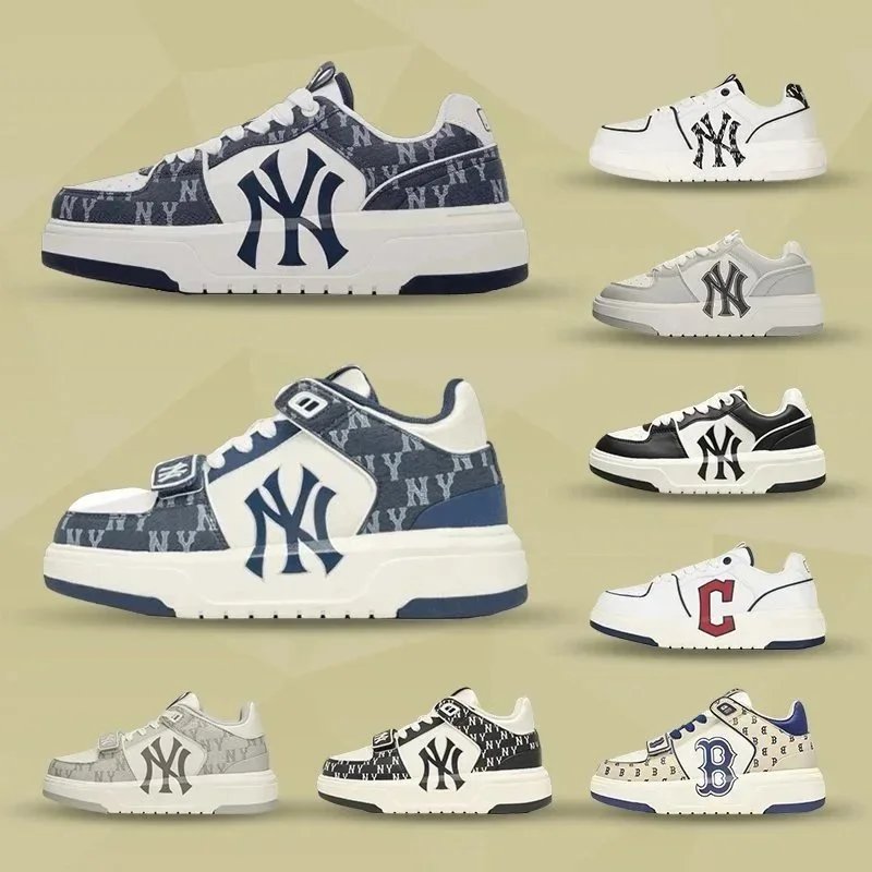 New York Yankees Logo Sneakers for Men and Women